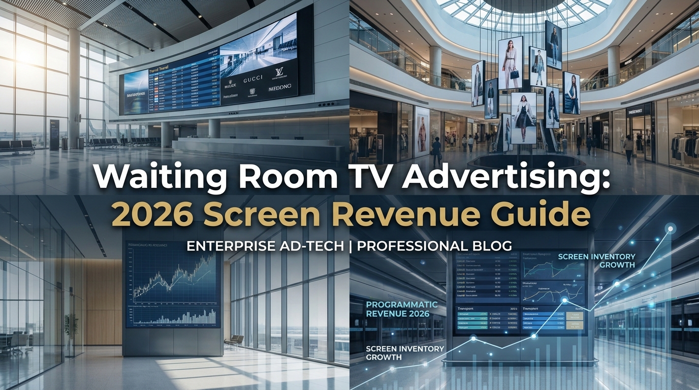 Waiting Room TV Advertising: 2026 Screen Revenue Guide